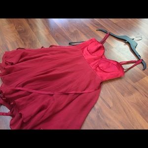 Cute, lil red darling dress (S)